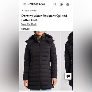 Save The Duck Dorothy Women's Black Puffer Coat